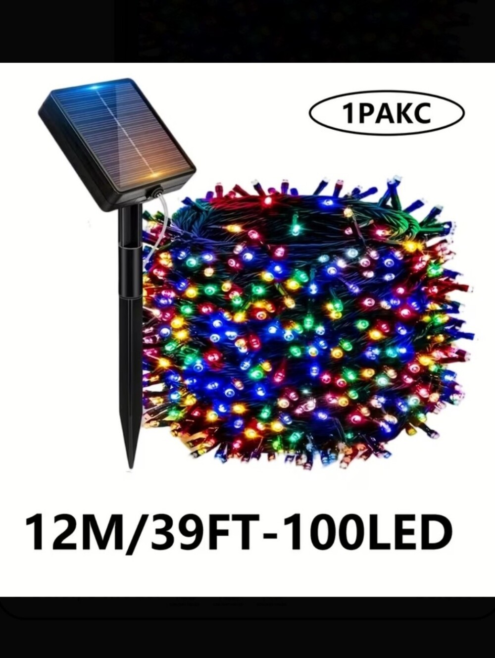 Solar Outdoor Christmas Lights